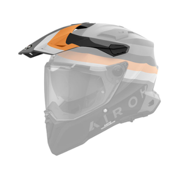 Helmet Spares Airoh Commander 2 Doom gold matt peak Helmet Spares Airoh Commander 2 Doom gold matt peak