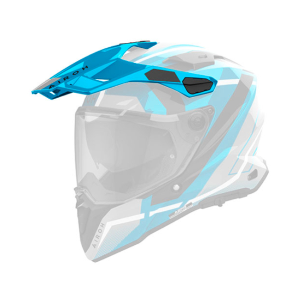 Helmet Spares Airoh Commander 2 Mavick cap Cerulean blue gloss