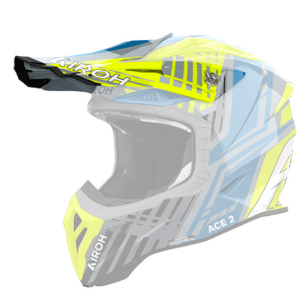 Helmet Spares Airoh Aviator Ace 2 Proud yellow gloss cap Helmet Spares Airoh Aviator Ace 2 Proud yellow gloss cap