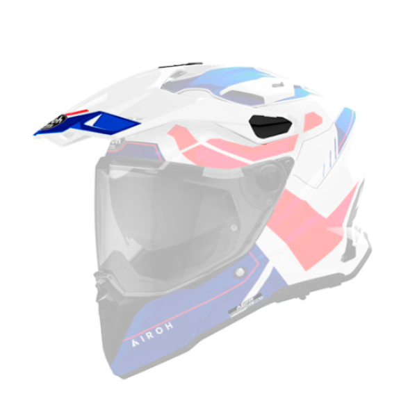 Helmet Spares Airoh Commander 2 Reveal cap blue red
