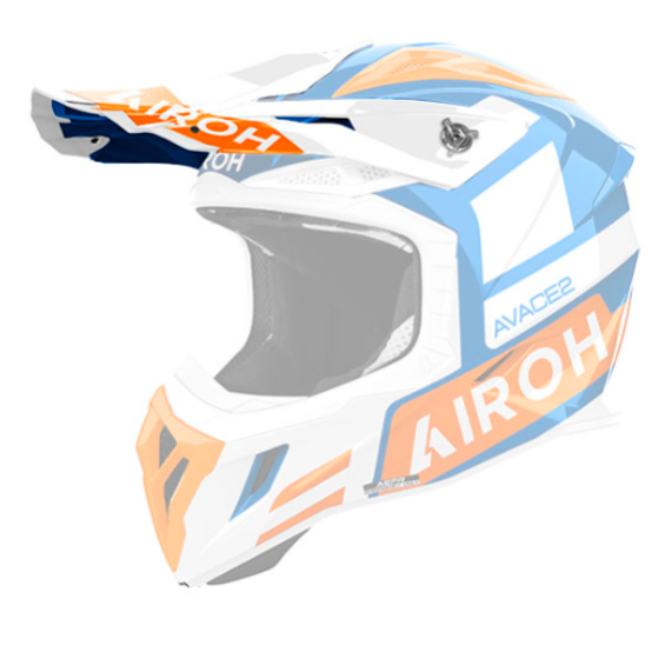 Helmet Spares Airoh Aviator Ace 2 Sake orange gloss peak Helmet Spares Airoh Aviator Ace 2 Sake orange gloss peak