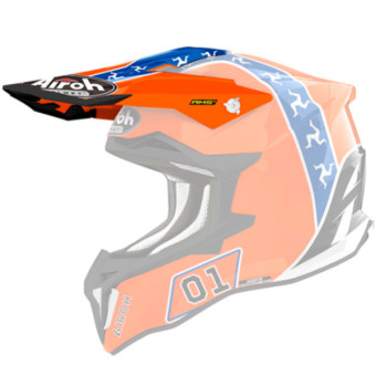 Helmet Spares Airoh Strycker Blazer hazzard gloss peak Helmet Spares Airoh Strycker Blazer hazzard gloss peak