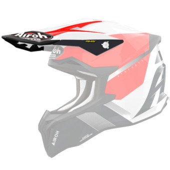 Helmet Spares Airoh Strycker Blazer red gloss peak