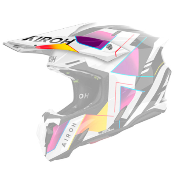 Helmet Spares Airoh Twist 3 Rainbow gloss cap