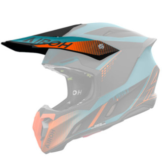 Helmet Spares Airoh Twist 3 Shard orange gloss cap Helmet Spares Airoh Twist 3 Shard orange gloss cap