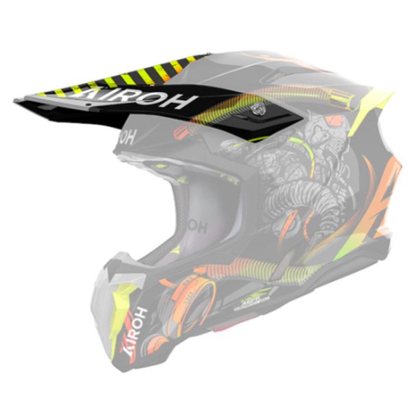 Helmet Spares Airoh Twist 3 Toxic gloss peak