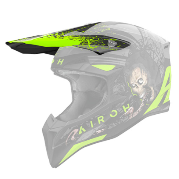 Helmet Spares Airoh Wraaap Darkness matt peak