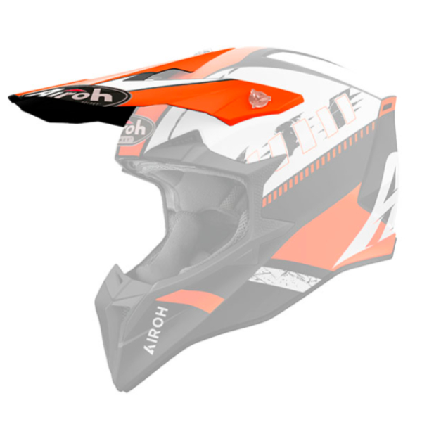 Helmet Spares Airoh Wraaap Feel matt orange peak Helmet Spares Airoh Wraaap Feel matt orange peak