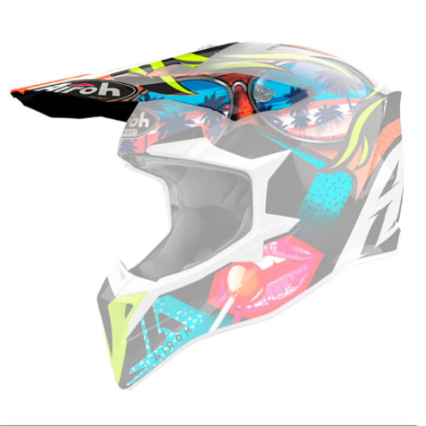 Helmet Spares Airoh Wraaap Lollipop gloss peak