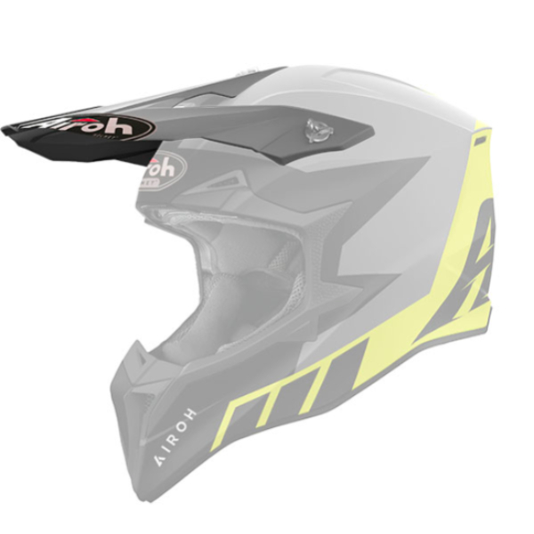 Helmet Spares Airoh Wraaap Reloaded yellow matt peak Helmet Spares Airoh Wraaap Reloaded yellow matt peak