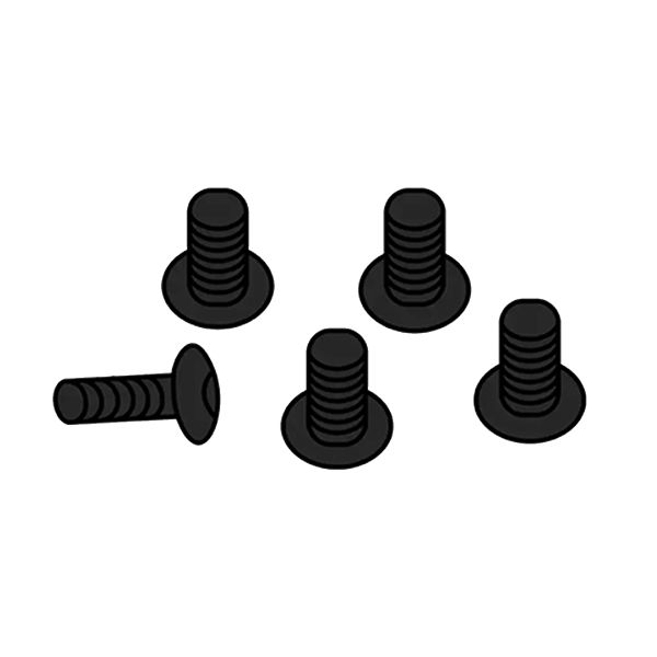Helmet Spares Airoh GP 800 FIM rear spoiler screw kit Helmet Spares Airoh GP 800 FIM rear spoiler screw kit