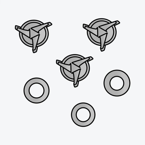 Helmet Spares Airoh Wraap peak screws