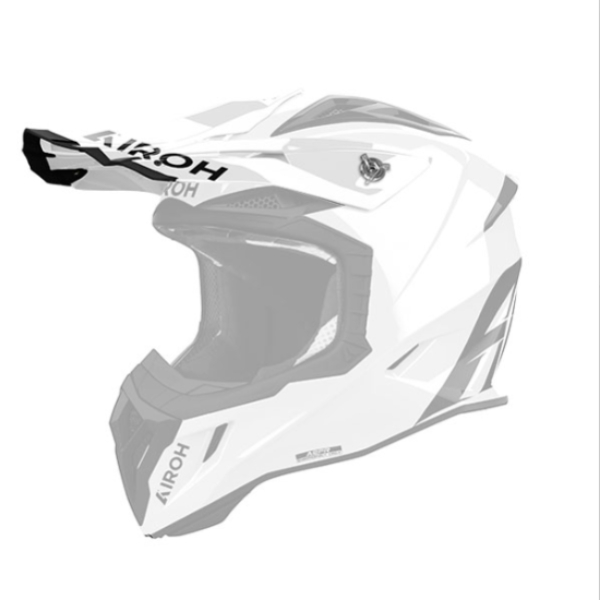 Helmet Spares Airoh Aviator ace 2 color white gloss peak Helmet Spares Airoh Aviator ace 2 color white gloss peak