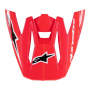 Helmet Spares Alpinestars Peak S-M5 22.06 Corp Bright red glossy