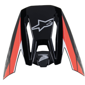 Helmet Spares Alpinestars Cap S-M5 22.06 Honda Black red glossy