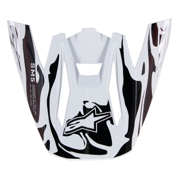 Helmet Spares Alpinestars Peak S-M5 22.06 Mineral Cool gray dark gray glossy