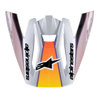 Helmet Spares Alpinestars Peak S-M5 22.06 Sail Violet black silver glossy