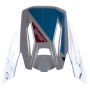Helmet Spares Alpinestars S-M5 Action White cyan dark blue glossy peak