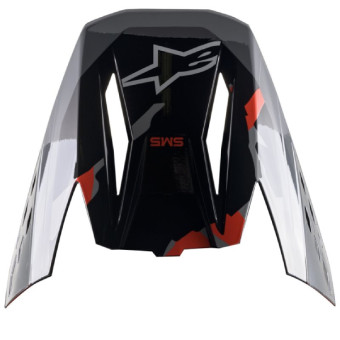 Helmet Spares Alpinestars S-M5 Rover cap Anthracite red fluo gray camo Helmet Spares Alpinestars S-M5 Rover cap Anthracite red fluo gray camo