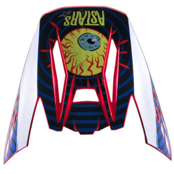 Helmet Spares Alpinestars S-M5 Solar flare cap Black blue red fluo Helmet Spares Alpinestars S-M5 Solar flare cap Black blue red fluo