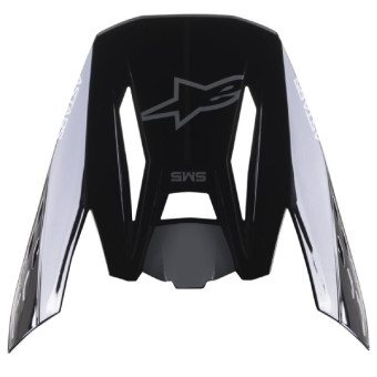 Helmet Spares Alpinestars S-M5 Speed Dark blue white glossy peak Helmet Spares Alpinestars S-M5 Speed Dark blue white glossy peak