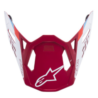 Helmet Spares Alpinestars S-M8 Contact Red matt peak