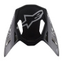 Helmet Spares Alpinestars S-M8 Echo Black white matt peak