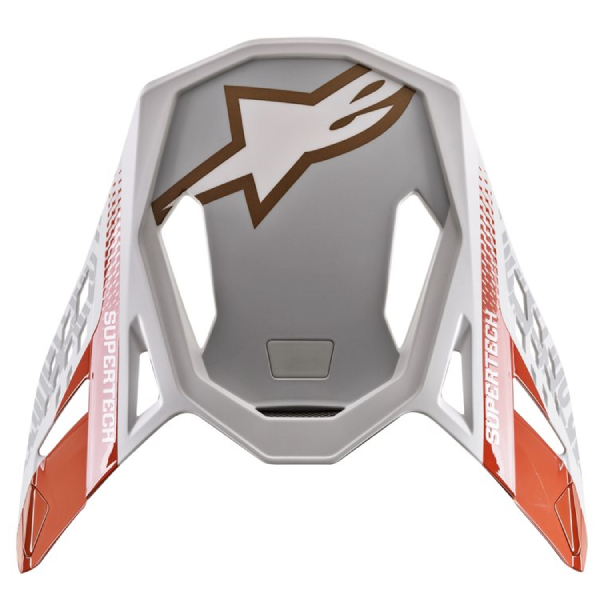 Helmet Spares Alpinestars S-M8 Triple Orange fluo white gold peak