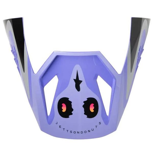 Helmet Spares Alpinestars Jettson S-M3 Youth Visor Gray Purple Black Glossy