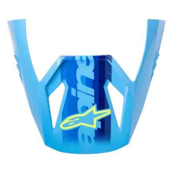 Helmet Spares Alpinestars S-M3 Force Visor Cyan Glossy