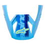 Helmet Spares Alpinestars S-M3 Force Visor Cyan Glossy