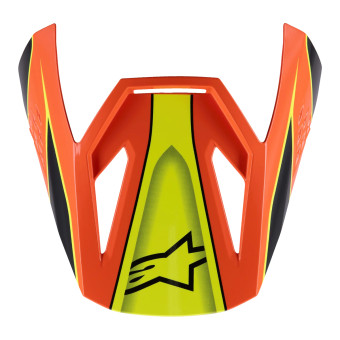Helmet Spares Alpinestars S-M3 Fray Visor Black Orange Yellow FL G Helmet Spares Alpinestars S-M3 Fray Visor Black Orange Yellow FL G