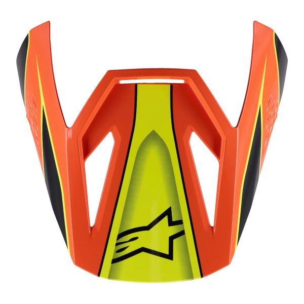 Helmet Spares Alpinestars S-M3 Fray Visor Black Orange Yellow FL G