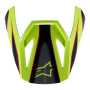 Helmet Spares Alpinestars S-M3 Fray Visor Red Yellow Fluo Black Glossy