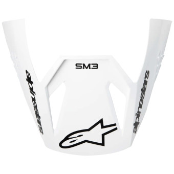 Helmet Spares Alpinestars S-M3 Radium Visor Black White Gray Glossy Helmet Spares Alpinestars S-M3 Radium Visor Black White Gray Glossy