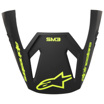 Helmet Spares Alpinestars S-M3 Radium Visor Gray Black Yellow FL Matt Helmet Spares Alpinestars S-M3 Radium Visor Gray Black Yellow FL Matt