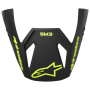 Helmet Spares Alpinestars S-M3 Radium Visor Gray Black Yellow FL Matt