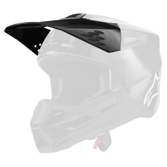 Helmet Spares Alpinestars S-M3 Solid Écran Black Glossy Helmet Spares Alpinestars S-M3 Solid Écran Black Glossy