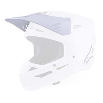 Helmet Spares Alpinestars S-M3 Solid Écran White Glossy Helmet Spares Alpinestars S-M3 Solid Écran White Glossy