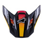 Helmet Spares Alpinestars S-M7 Rise Visor Black Yellow Pink Glossy