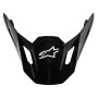 Helmet Spares Alpinestars S-M7 Solid Visor Black Glossy