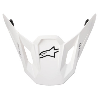 Helmet Spares Alpinestars S-M7 Solid Visor White Glossy Helmet Spares Alpinestars S-M7 Solid Visor White Glossy