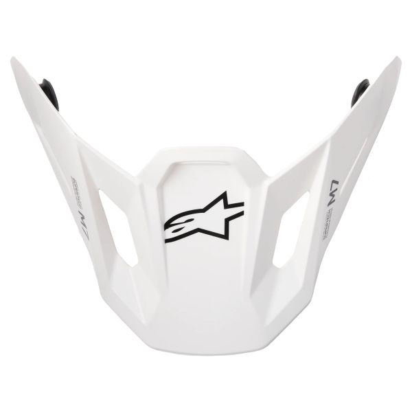 Helmet Spares Alpinestars S-M7 Solid Visor White Glossy Helmet Spares Alpinestars S-M7 Solid Visor White Glossy