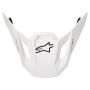 Helmet Spares Alpinestars S-M7 Solid Visor White Glossy