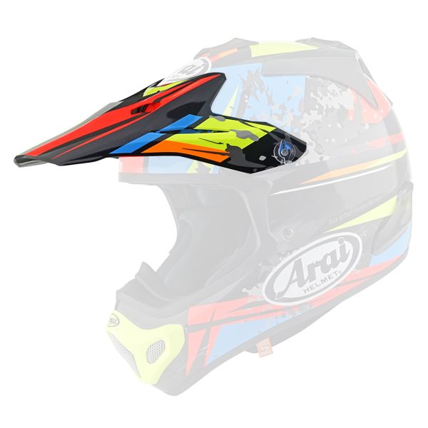 Helmet Spares Arai MX-V Evo Track peak