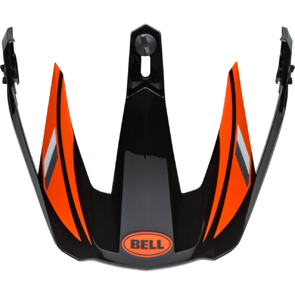 Helmet Spares Bell MX-9 Adventure Mips Alpine Gloss Black Orange Cap Helmet Spares Bell MX-9 Adventure Mips Alpine Gloss Black Orange Cap