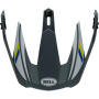 Helmet Spares Bell MX-9 Adventure Mips Alpine Gloss Gray Blue Cap