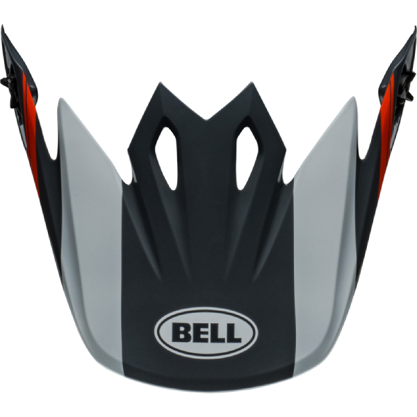 Helmet Spares Bell MX-9 Mips Dart Gloss Charcoal Orange peak
