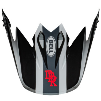 Helmet Spares Bell MX-9 Mips Twitch DBK 24 Gloss Black White Cap