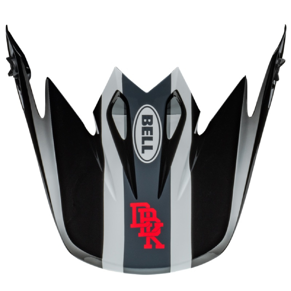 Helmet Spares Bell MX-9 Mips Twitch DBK 24 Gloss Black White Cap